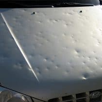 Hail Damage can wreck havoc on the body of your car. We use PDR and body work to repair hail damage at Barbosa's Kusto Kolor in Parkville.in Parkville, MO